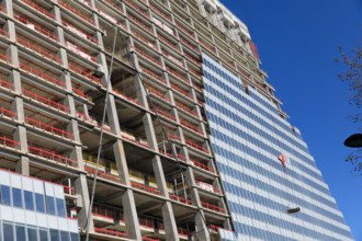 Paris, chantier de la Tour Triangle