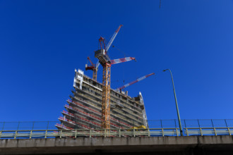 Paris, chantier de la Tour Triangle