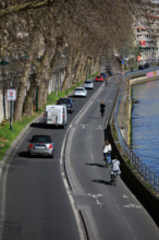 Paris, voies sur berges