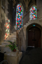 france, région Normandie, Orne, Flers, intérieur de l' église saint Germain,