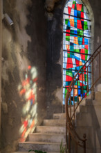 france, région Normandie, Orne, Flers, intérieur de l' église saint Germain,