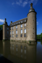 france, région Normandie, Orne, Flers, parc du chateau-musée, ancien hotel de ville,