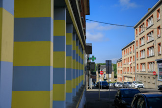 france, région Normandie, Orne, Flers, rue henri Laforest,
