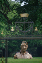 france, région Normandie, Orne, Flers, parc du chateau-musée, ancien hotel de ville,