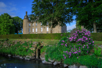 france, région Normandie, Orne, Flers, parc du chateau-musée, ancien hotel de ville,
