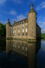france, région Normandie, Orne, Flers, parc du chateau-musée, ancien hotel de ville,