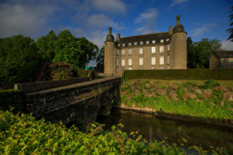 france, région Normandie, Orne, Flers, parc du chateau-musée, ancien hotel de ville,