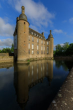 france, région Normandie, Orne, Flers, parc du chateau-musée, ancien hotel de ville,