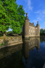 france, région Normandie, Orne, Flers, parc du chateau-musée, ancien hotel de ville,