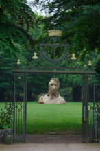 france, région Normandie, Orne, Flers, parc du chateau-musée, ancien hotel de ville,