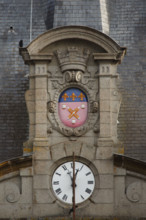 france, région Normandie, Orne, Flers, parc du chateau-musée, ancien hotel de ville,