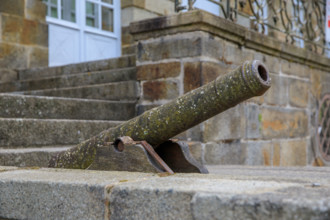 france, région Normandie, Orne, Flers, parc du chateau-musée, ancien hotel de ville,