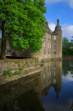 france, région Normandie, Orne, Flers, parc du chateau-musée, ancien hotel de ville,
