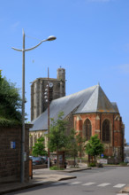 france, région Hauts de france, Somme, Ault, eglise saint Pierre,