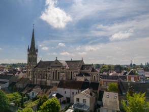 france, région centre, Loiret, Briare, pont canal de Birare, pont-canal portant le canal latéral à
