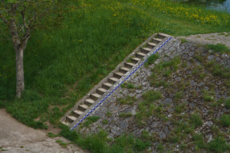 france, région centre, Loiret, Briare, pont canal de Birare, pont-canal portant le canal latéral à
