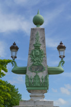 france, région centre, Loiret, Briare, pont canal de Birare, pont-canal portant le canal latéral à
