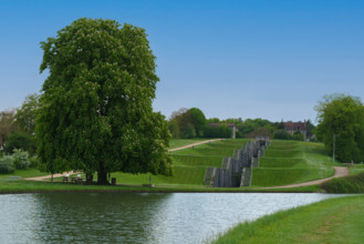 france, région bougogne, Yonne, Rogny les sept écluses, ouvrage des 7 écluses dû à l'ingénieur