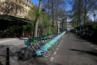 Paris, station Vélib