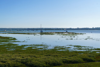 france, region Normandie, Manche, cotentin, Agon coutainville, pointe d'Agon,