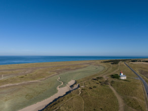 france, region Normandie, Manche, cotentin, Agon coutainville, pointe d'Agon,