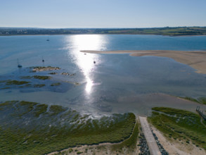 france, region Normandie, Manche, cotentin, Agon coutainville, pointe d'Agon,