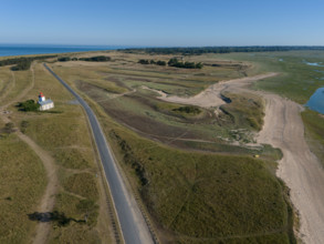france, region Normandie, Manche, cotentin, Agon coutainville, pointe d'Agon,