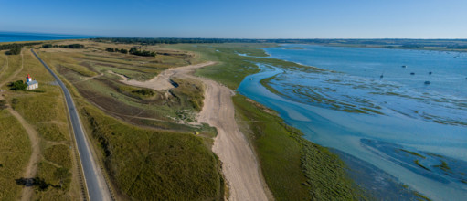 france, region Normandie, Manche, cotentin, Agon coutainville, pointe d'Agon,