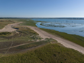 france, region Normandie, Manche, cotentin, Agon coutainville, pointe d'Agon,