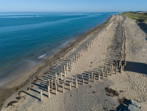 france, region Normandie, Manche, cotentin, Agon coutainville,, plage de la Poulette, babine,