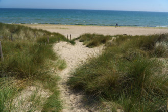 france, region Normandie, Manche, cotentin, plages du debarquement, Sainte-Marie du Mont,  Utah