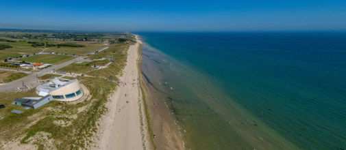france, region Normandie, Manche, cotentin, plages du debarquement, Sainte-Marie du Mont,  Utah