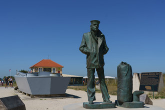 france, region Normandie, Manche, cotentin, plages du debarquement, Sainte-Marie du Mont,  Utah