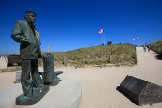 france, region Normandie, Manche, cotentin, plages du debarquement, Sainte-Marie du Mont,  Utah