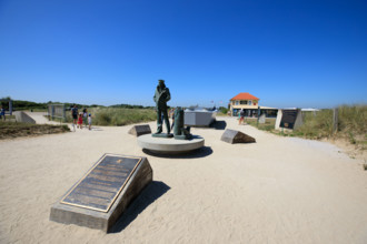 france, region Normandie, Manche, cotentin, plages du debarquement, Sainte-Marie du Mont,  Utah