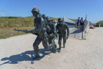 france, region Normandie, Manche, cotentin, plages du debarquement, Sainte-Marie du Mont,  Utah