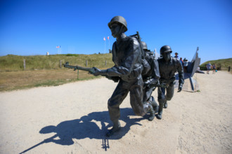 france, region Normandie, Manche, cotentin, plages du debarquement, Sainte-Marie du Mont,  Utah