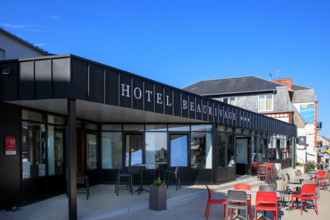 france, region Normandie, Manche, cotentin, Agon coutainville,  place du général de gaulle,