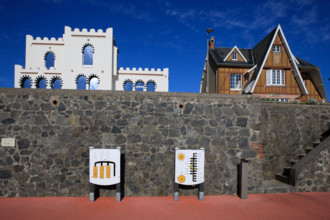 france, region Normandie, Manche, cotentin, Agon coutainville,  plage, promenade de Chausey,