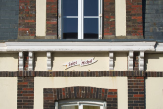 France, region Normandie, Manche, cotentin, Agon coutainville,  plage, rue dramad derriere la