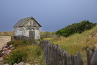 France, region Normandie, Manche, cotentin, Agon coutainville,  corniche du senequet? plage de la