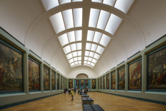 France, région Ile de France, Paris 1e arrondissement, musee du Louvre, galerie Medicis tableaux