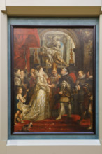 France, région Ile de France, Paris 1e arrondissement, musee du Louvre, galerie Medicis tableaux