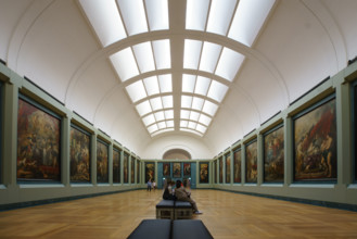 France, région Ile de France, Paris 1e arrondissement, musee du Louvre, galerie Medicis tableaux