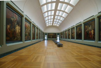 France, région Ile de France, Paris 1e arrondissement, musee du Louvre, galerie Medicis tableaux