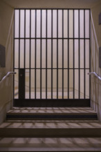 France, région Ile de France, Paris 1e arrondissement, musee du Louvre, escalier Le Fuel, porte de