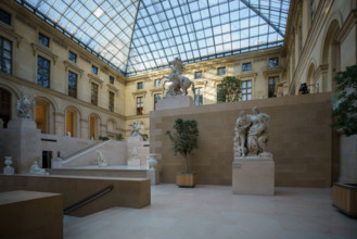 France, région Ile de France, Paris 1e arrondissement, musee du Louvre, cour Puget,