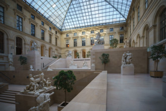 France, région Ile de France, Paris 1e arrondissement, musee du Louvre, cour Puget,