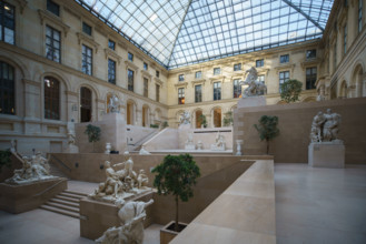 France, région Ile de France, Paris 1e arrondissement, musee du Louvre, cour Puget,