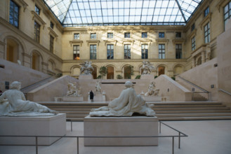 France, région Ile de France, Paris 1e arrondissement, musee du Louvre, cour Puget,